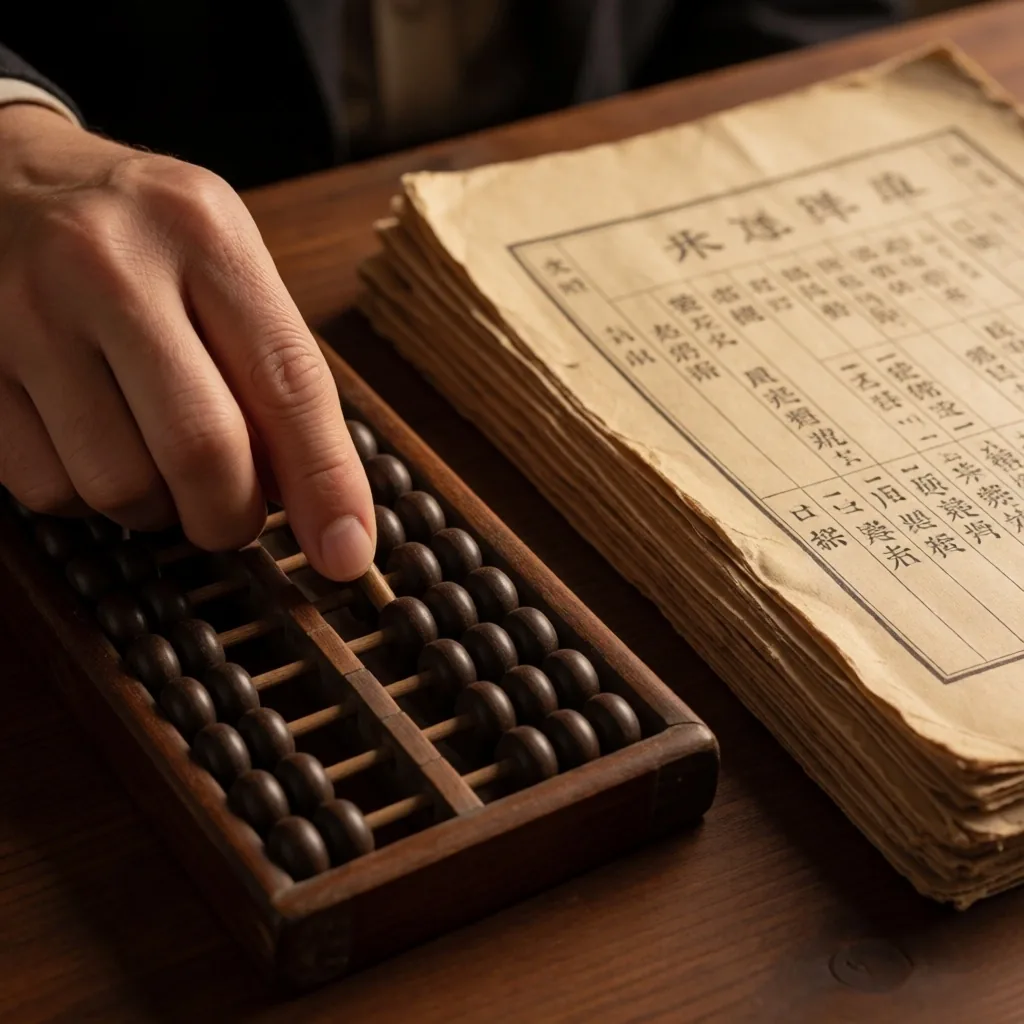 年金データを記録する様子